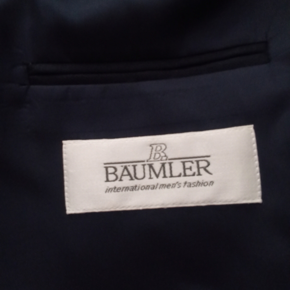 Vitale Barberis Canonico dark blue dinner jacket, wool, 42R, Immaculate! - Picture 6 of 9